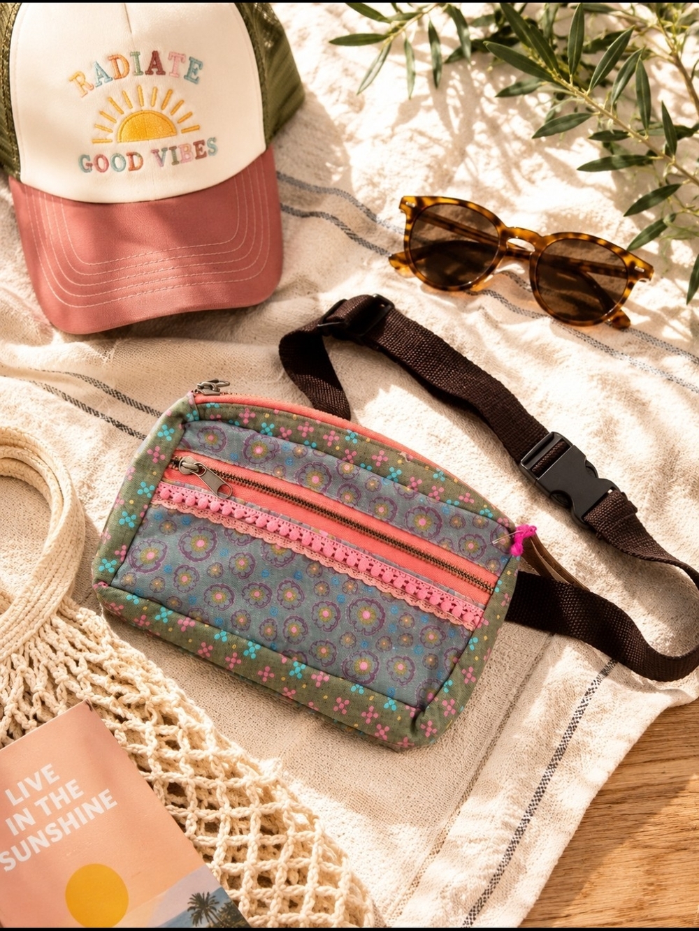 NATURAL LIFE Brand New, Fanny Pack Waist Bag, Boho, Festival, Coachella